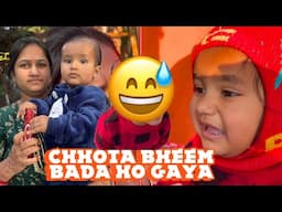 chhota bheem do saal me kitna badal gaya 😂 baby face reveal asli wala | vikram neha vlogs