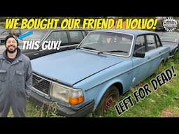 ABANDONED & LEFT TO ROT - Can we save this Volvo 240??