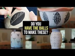 Using Ball Tools to Create Amazing Designs on Your Pottery!