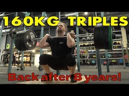 I'M BACK! 💥 160kg Clean & Jerk Triples After 8 Years!