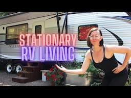 Living stationary in an RV: Tips for Full-Time RV Life