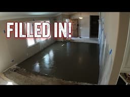 DIY Sunken Living Room Concrete Pour!