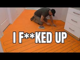 BEST Ditra Floor Heat Setup for Maximum WIRE Efficiency - Don't make the same mistake