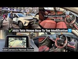 ✅ 2024 Tata Nexon Smart Plus icng To Fearless Modification✅ Nexon Smart interior Modified✅ Nexon