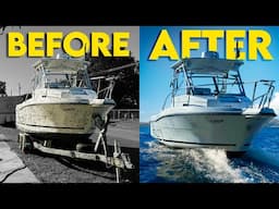 Rebuilding a $15,000 Facebook Marketplace Boat | FULL BUILD