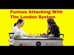 Furious Attacking With The London System | Tan vs Kateryna Lagno: Shymkent Women's Grand Prix 2024