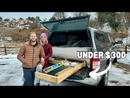 Our Minimalist & Cheap Truck Camping Setup - Anyone Can Build This!