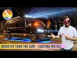 Brighter Than The Sun!! - Auxbeam Lighting Install - VW Crafter Camper Self Build