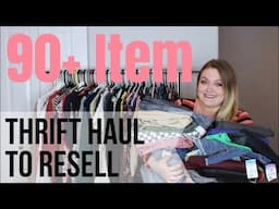 90+ ITEM THRIFT HAUL TO SELL ON POSHMARK