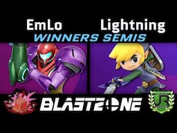 EmLo (Samus) vs Lightning (Toon Link) Blast Zone 106 WINNERS SEMIS