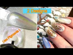 DIY Magnetic Rainbow Cat Eye Nails Using PIGMENTS - No Special Polish Needed - EASY