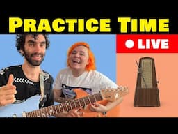 Teaching Guitar to MY WIFE - Practice Time LIVE