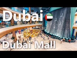 Dubai Mall 4K🇦🇪 luxury Mall in Dubai Full Tour