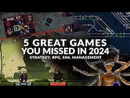 5 GREAT GAMES YOU MISSED IN 2024 (Strategy, Tactics, Simulation, Management)