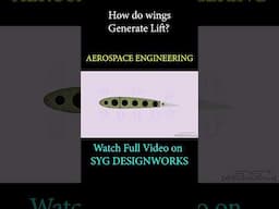 How do wings generate lift? #shorts  #aeronautics #aerospace