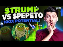 New Crypto presale🔥The Rise of $PEPETO: Can This Frog Token Leap Over $TRUMP & $MELANIA?