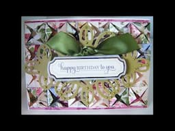 146 Cardmaking Tutorial ❤ Short ❤ Anna Griffin Fancy Rose Paperfolding Card [Just a Quickie] 🤣