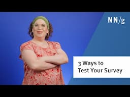 3 Ways to Test Your Survey