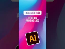 The Secret Trick to Creating Awesome Logos in Illustrator #adobeillustrator #illustratortips