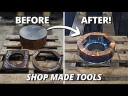 Making a MONSTER Hex Socket for a Hydraulic Nut Buster! | Shop Made Tools