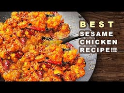 BEST Spicy SESAME CHICKEN Recipe! Better than Take Out!