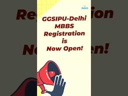 GGSIPU-Delhi Registration Open | Guru Gobind Singh Indraprastha University #mbbs #ggsipu #shorts