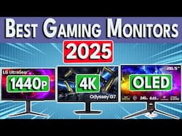 Best Gaming Monitor 2025 | 1440p, 240hz, 4K & OLED | Best Gaming Monitors for PC PS5 XBox