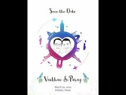 Official Save the Date for Vaibhav & Parag's Wedding