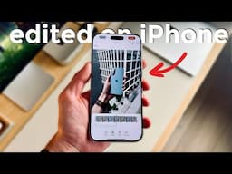 My Short & Simple Guide to Photo Editing on iPhone 📱(Free)