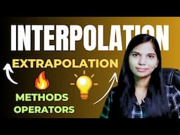 19. Interpolation in Numerical Methods | Operator in Interpolation