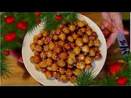 Struffoli - Honey balls - Italian Christmas dessert (ENGLISH)