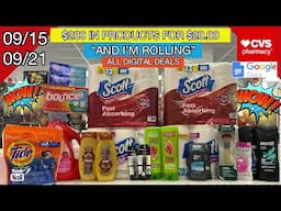 CVS COUPONING HAUL 09/15-09/21 Free Covergirl, Cheap Hair Care, Toothpaste & More! All Digital Deals