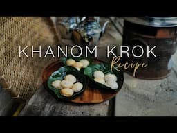 THAI COCONUT PANCAKE RECIPE | Khanom Krok | Full Cooking Tutorial