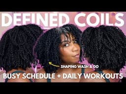 Defined Curls! ACTIVE Weekly Wash Day - Medium Natural Hair