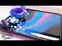 Watch Me Resin #97 | Custom Galaxy Tray | Seriously Creative