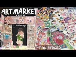 ART VLOG ✪ first artist alley, small business struggles, & month long prep