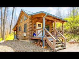 Amazing Beautiful The Snuggle Bear Bungalow Cabin | Exploring Tiny House