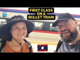 First Class on a High Speed Train in Laos!