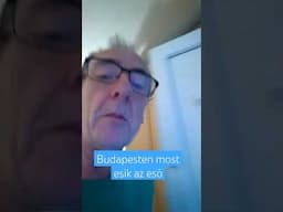 Budapesten most esik az eső!