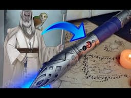 Tethan Props - Gandalf the White Lightsaber