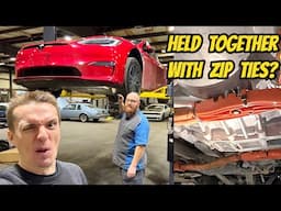 TEARING APART my cheap used Tesla Model S Plaid, and discovering that it's not safe to drive.