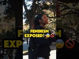 ❌😬 SHE LEARNS TRUTH ABOUT FEMINISM!