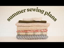 My Summer Sewing Plans + Fabric Haul | SEWING INSPIRATION