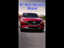 Most & Least Reliable Car Brands | Mazda takes top spot!  #shorts