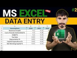 Microsoft Excel Full Course 2025 | Excel Tutorial For Beginners in Hindi | Complete Excel Tutorial