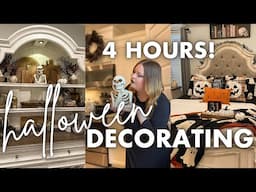 🕸️HALLOWEEN 2024 DECORATE WITH ME MARATHON | 4 HOURS OF HALLOWEEN DECORATING!