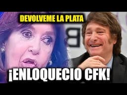 💥CHE HDRMP DE MILEI DEVOLVEME LA PLATA💥CFK ENLOQUECE POR EL DINERO💥LLORA SU DERECHO A COBRAR