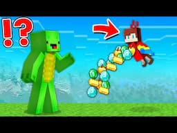 JJ Pranked Mikey With a Metamorph Mod in Minecraft   Maizen JJ and Mikey