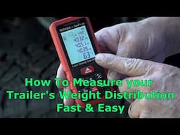 How to Measure your Trailer's Weight Distribution Percentage Fast and Easy