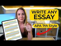 Effortlessly Write ANY Paper Using APA Formatting | Example Included